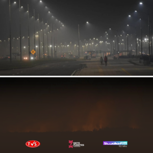 Humareda por incendio en Argentina deteriora la calidad del aire en Asunción - TVS