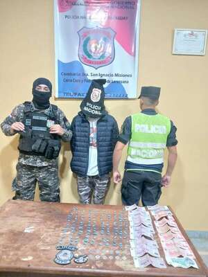 San Ignacio: detienen a una persona e incautan más de 20 gramos de estupefacientes - Policiales - ABC Color