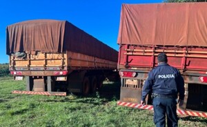 Piden rebeldía de tres hombres por apropiación de cargamento de soja