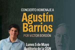 Concierto homenaje a Agustín Barrios Mangoré celebra los 140 años de su nacimiento