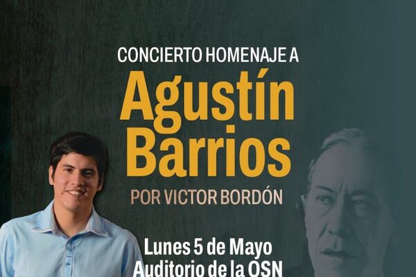 Concierto homenaje a Agustín Barrios Mangoré celebra los 140 años de su nacimiento