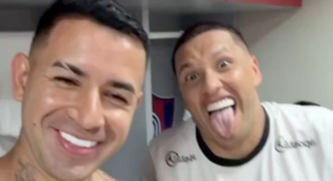 Versus / Así festejaron Derlis González y Richard Ortiz un nuevo triunfo en un Superclásico