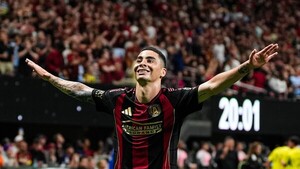 Almirón grita gol en el empate del Atlanta