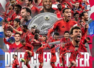 Versus / Ahora sí: Bayern Múnich es campeón de Alemania luego del empate del Leverkusen