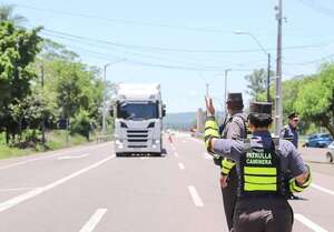Cinco fallecidos en ruta registró la Patrulla Caminera esta semana  - Nacionales - ABC Color