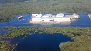 Video: El futuro Hospital Regional de Fuerte Olimpo se encuentra bajo agua