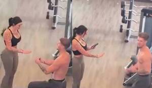 [VIDEO] Le propuso matrimonio en un gimnasio, pero lo que hizo después viralizó el momento