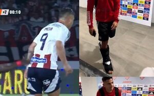 Guillermo Paiva sufre esguince tras dura entrada