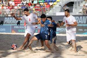 Mundial de fútbol playa: Despedida pynandi - Polideportivo - ABC Color