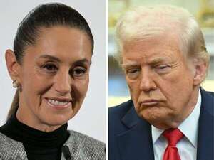 Trump dice que Sheinbaum rechazó envío de tropas de EE.UU. a México por “miedo” a cárteles  - Mundo - ABC Color