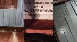 Atacan a tiros subcomisaría en Ybyrarobana: sospechas apuntan a narcos - Noticiero Paraguay