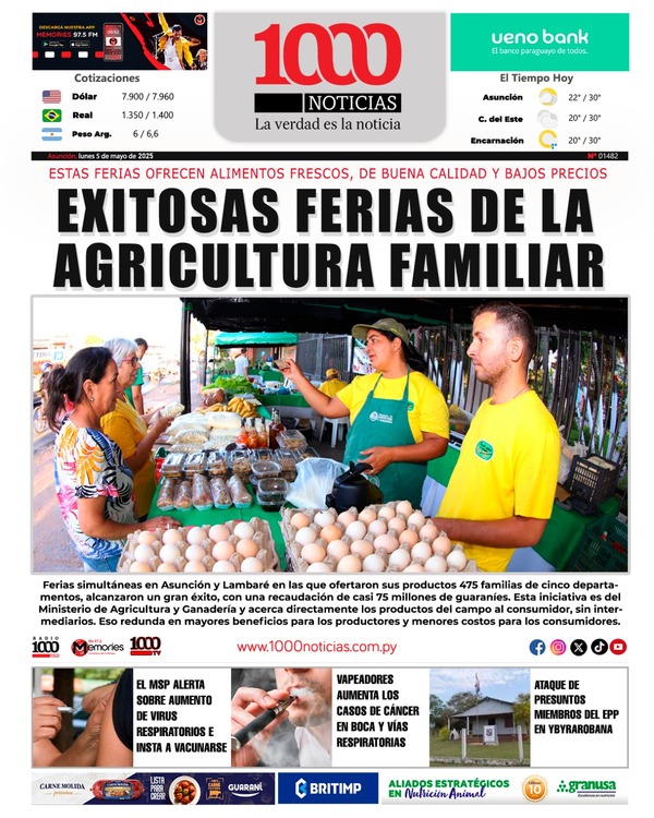 5 Mayo 2025 - 1000 Noticias