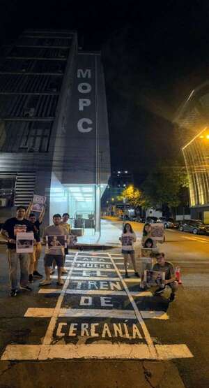 “Acá muere el tren de cercanías”, lamentan activistas - Nacionales - ABC Color