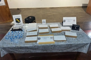 Incautan 10 kilos de cocaína y detienen a 2 personas en Lambaré