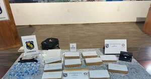La Nación / Cae una pareja con más de 10 kilos de cocaína en Lambaré