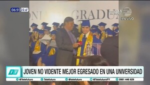 Joven no vidente conquista la excelencia académica y abre caminos de inclusión