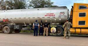 Diario HOY | Pillan 17 kilos de cocaína en camión cisterna procedente de Bolivia
