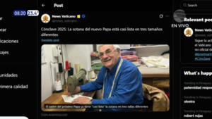 Cónclave 2025: La sotana del nuevo papa está casi lista