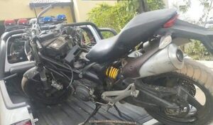 Encuentran “carneada” motocicleta de USD 20.000 que fue robada en Asunción