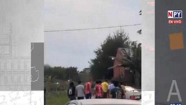 Policía realizó disparos al aire durante incidente en partido de fútbol en Pirapey