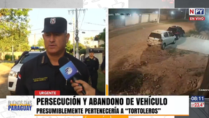 Persecución y abandono de vehículo: Habría sido utilizado por tortoleros