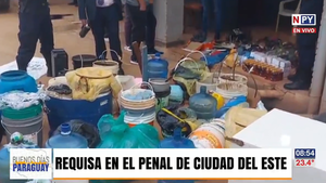 Requisa en Penal de CDE: No hallaron armas de fuego pero si “caletas” con otros elementos prohibidos