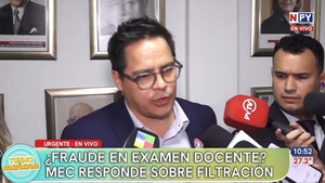 ¿Fraude en examen docente? MEC denunciará a esposa de exdiputado Arévalo por presuntas filtraciones