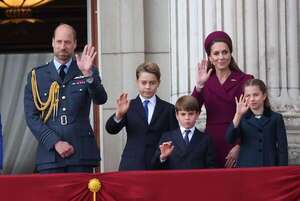 William y Kate Middleton reaparecen con sus hijos en el aniversario del Día de la Victoria - Gente - ABC Color
