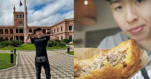La Nación / Viral: chino recorrió puestos de comida callejera en Paraguay