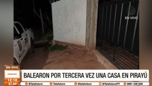 Desconocidos balearon por tercera vez una vivienda