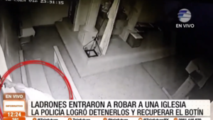 Robaron equipos de sonido de una Iglesia