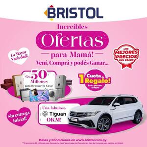 Bristol trae para mamá: ofertas increíbles, 50 millones y una Tiguan 0KM | Locales | 5Días
