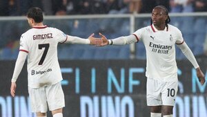 Leao salva al Milan de un naufragio en Génova