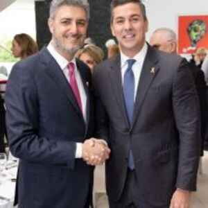 Cálido recibimiento de comunidad judía al Presidente Santiago Peña :: Presidencia de la República del Paraguay
