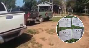 Ataque armado a subcomisaría en Canindeyú: hallan panfletos del EPP - SNT
