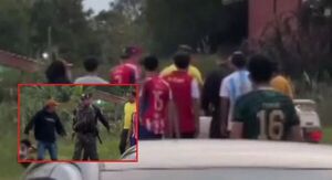 Incidentes tras culminar un partido en Edelira - SNT