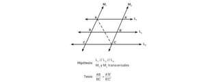 Teorema de Thales con ejemplos resueltos - Matemática Tercer Ciclo - ABC Color