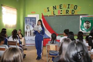 Estudiantes de Nueva Germania participaron del Programa “El Juez que yo quiero”