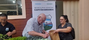 Capitán Miranda: Entregan 11 mil plantines a familias para fortalecer huertas familiares