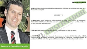 Cámara confirmó comiso de bienes del hijo de RGD - El Observador