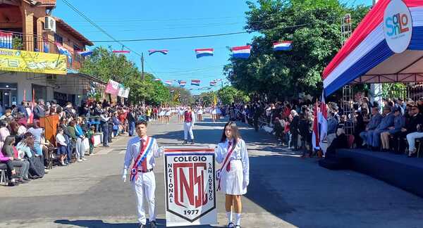 San Lorenzo se prepara para honrar a la patria con desfile estudiantil - San Lorenzo Hoy