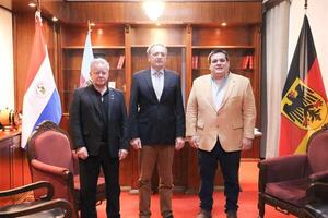 Cesarito Sosa recibió al Embajador de Alemania, Dr. Gordon Kricke.