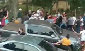 San Joaquín: Partido de fútbol termina en una batalla campal – Prensa 5