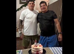 ¿Se parecen? Iturbe compartió con su papá su cumple número 59