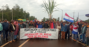 Cañeros iniciaron cierre de rutas hoy