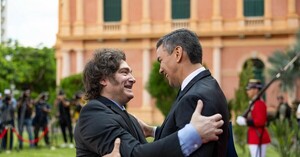 Milei viajó a Paraguay para que Peña lo ayudara a conseguir el préstamo del FMI