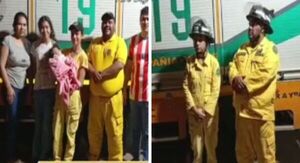 Bomberos salvaron la vida a una beba - SNT