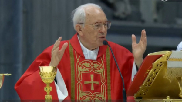 Cardenal pidió que sea elegido "el papa de la comunión y la unidad" - trece