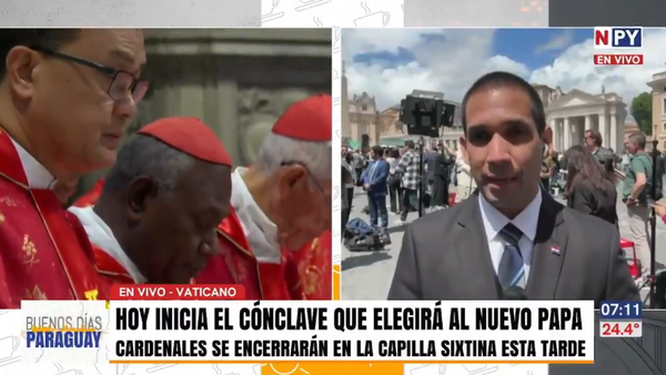 ¡Hoy arranca el Cónclave! A las 12:00 de Paraguay los cardenales se encerraran en la Capilla Sixtina