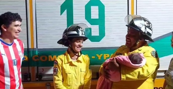 Bomberos salvaron la vida de una bebé de dos meses en Ypané - 1000 Noticias